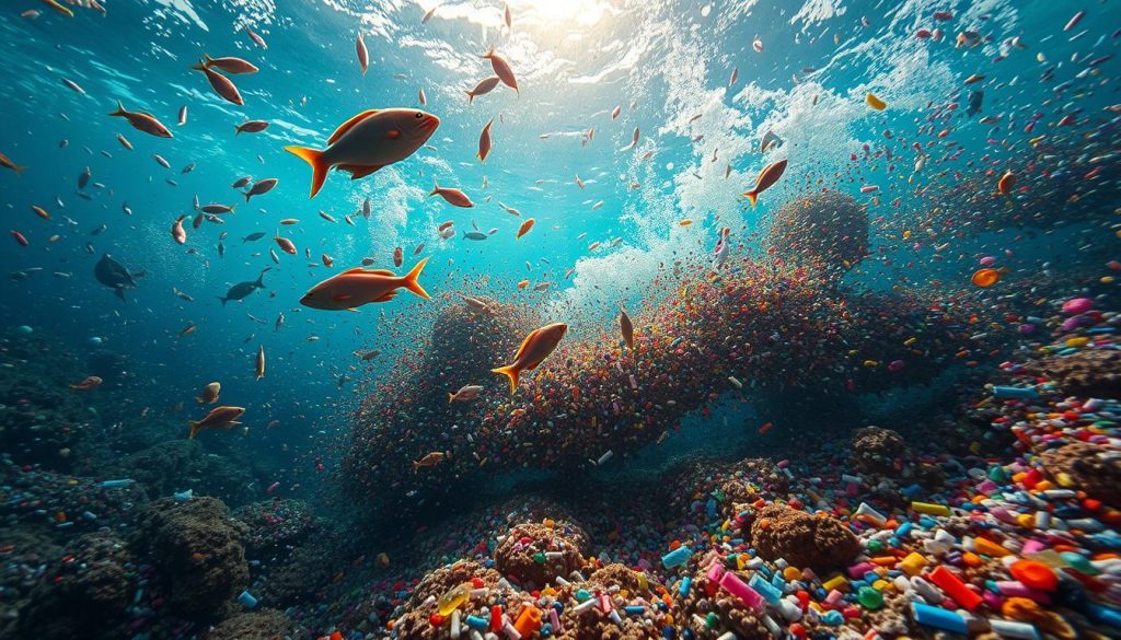 Microplastic-induced oxidative stress