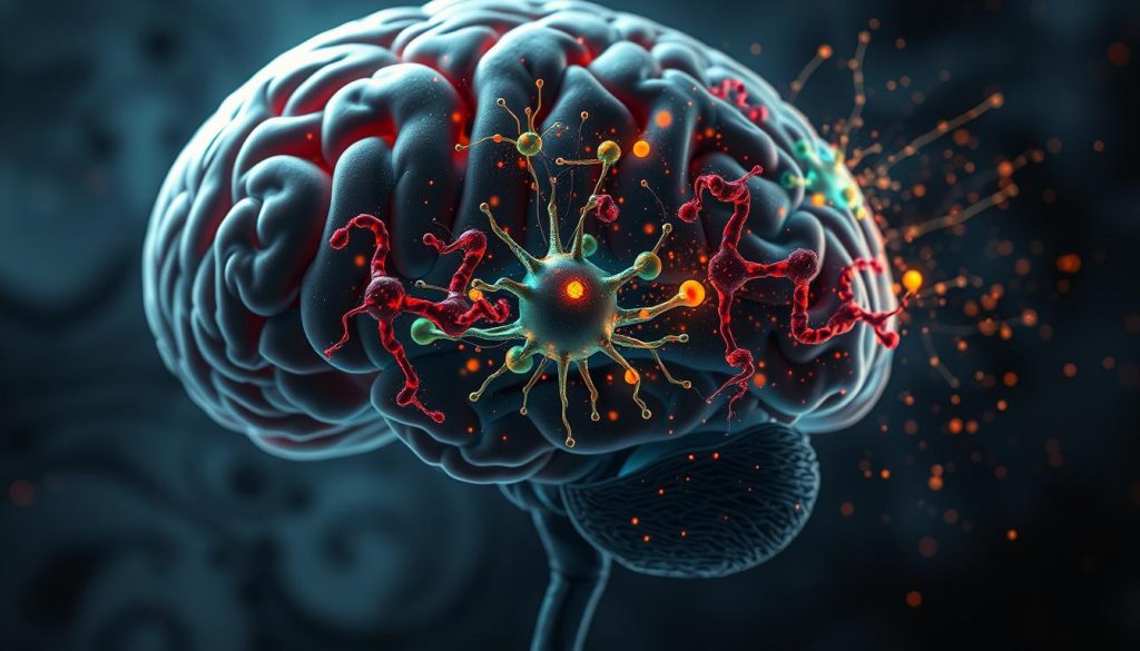 Nanoplastics brain barrier disruption