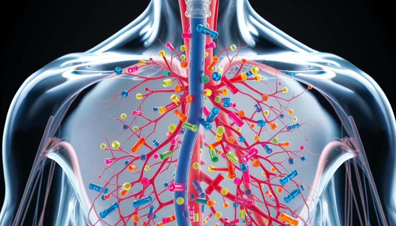 Microplastics in human lymphatic system bye microplastics ai Microplastics in human lymphatic system